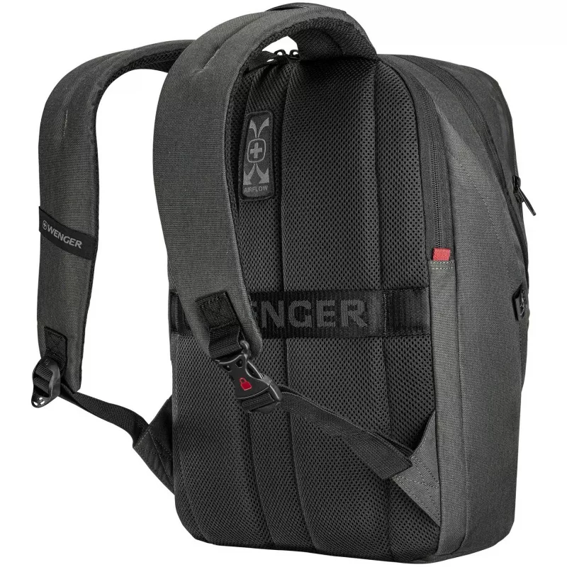 Kasdieninė kuprinė Wenger SwissGear MX Eco Light pilka Perdirbtas plastikas