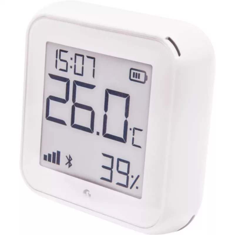 Temperatūros ir drėgmės jutiklis Shelly H&T Gen3 Wi‑Fi baltas