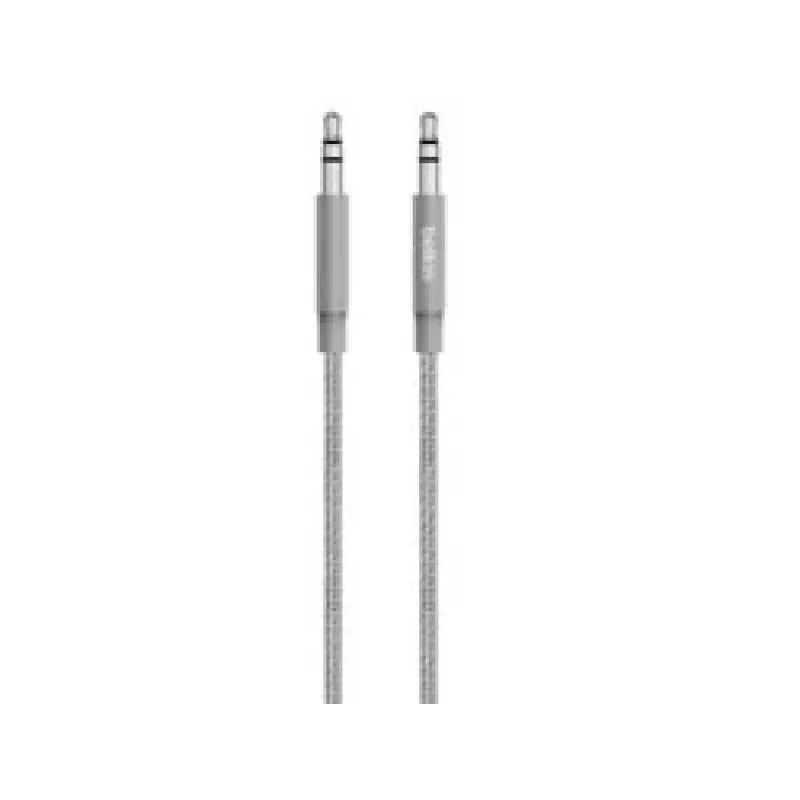 Linksys Belkin MIXIT Aux laidas - garso laidas - 3,5 mm mini lizdas (kištukas) - 3,5 mm mini lizdas (kištukas) - 1,22 m - pilka (AV10164BT04-GRY)