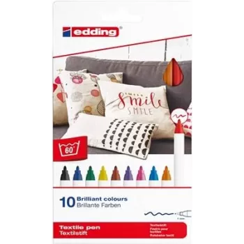 Edding 4600 Daugiaspalviai žymekliai 10 vnt. Rašymo spalvos Daugiaspalvis