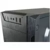 LC Power Classic 7040B - MDT - ATX - be maitinimo šaltinio - Juoda, šlifuotas aliuminis / Juoda - USB/Garsas