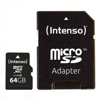 Intenso MicroSD kortelė 64 GB MicroSDXC Class 10
