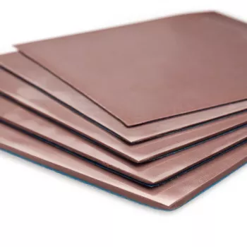 Termo tarpinė Thermal Grizzly Minus Pad Extreme, 100×100×0,5 mm, tankis 3,38 g/cm³, mėlyna/rožinė