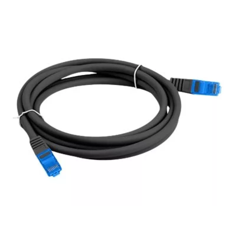 LANBERG PLEISTRINIS LAIDAS S/FTP CAT.6A 2M JUODAS LSZH