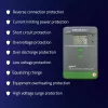 MPPT saulės energijos įkrovos reguliatorius QOLTEC 10A 12V/24V sistemoms su LCD ekranu