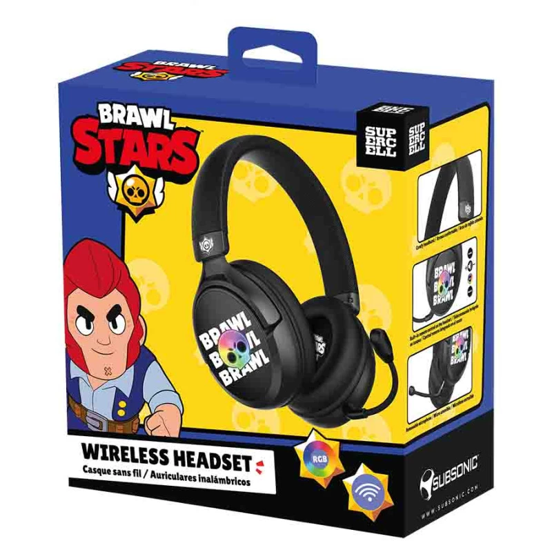 Belaidės žaidimų ausinės Subsonic Brawl Stars Brawl