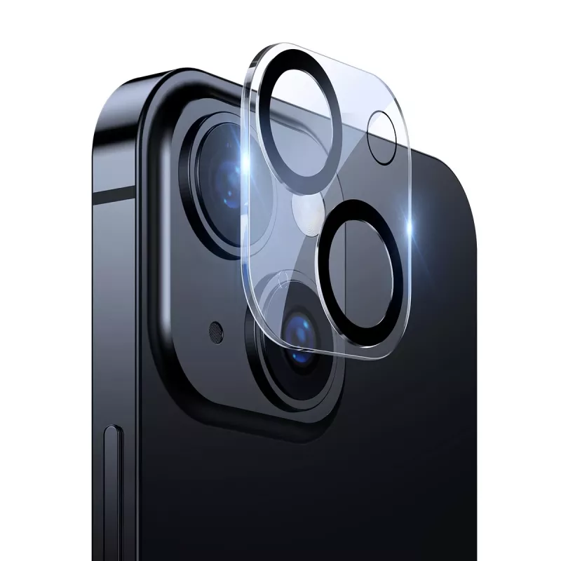Baseus kameros objektyvo apsauginė plėvelė, skirta iPhone 13/13 Mini (2 vnt.)