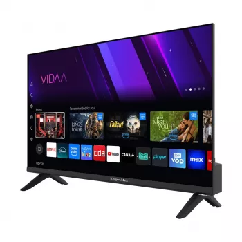 24 colių HD išmanusis televizorius Krüger & Matz KM0224-V3, 1366×768, DLED, Wi‑Fi, 3×HDMI, 2×USB, CI+, 2×3W