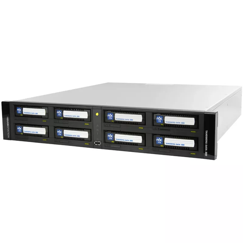 Tandberg RDX QuikStation 8 RM 8-bay 2x 10Gb Ethernet 2U nauja