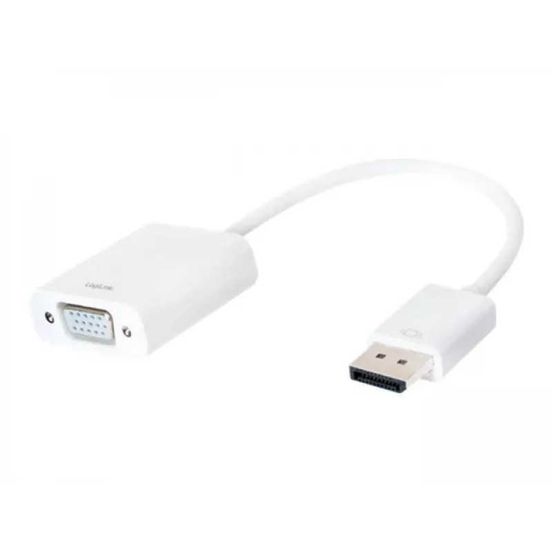 Vaizdo kabelių adapteris VGA D-Sub DisplayPort LogiLink CV0059B