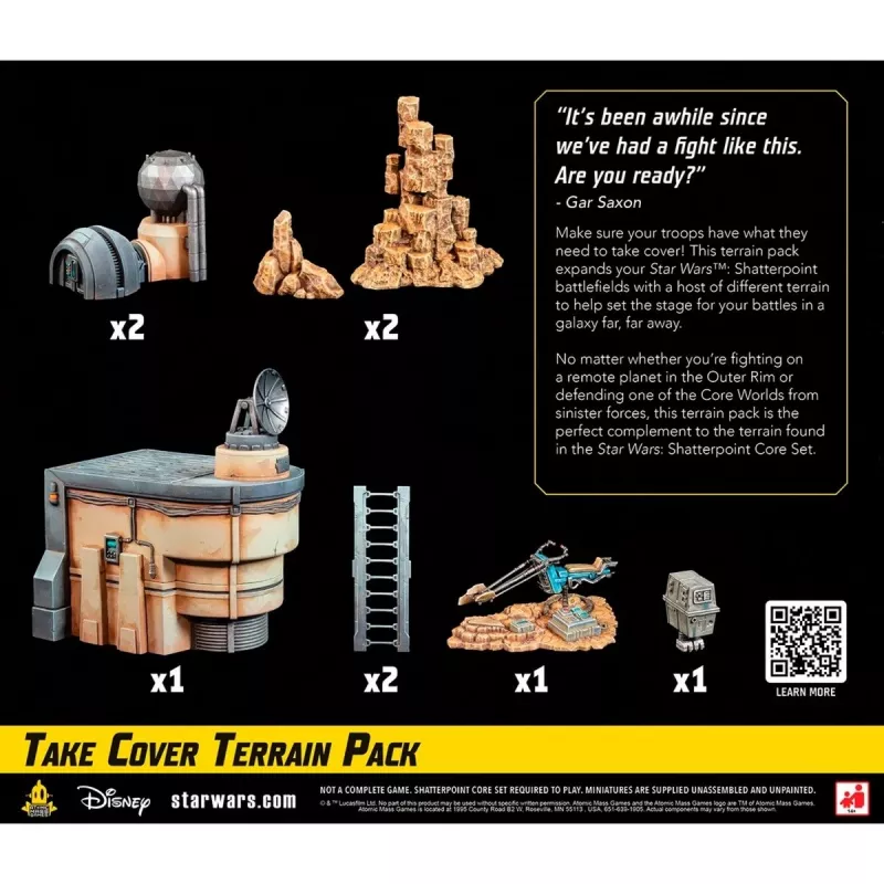 Star Wars: Shatterpoint - Take Cover Terrain Pack, stalo žaidimo plėtinys