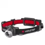 Ledlenser H8R juodas, raudonas galvos žibintuvėlis LED