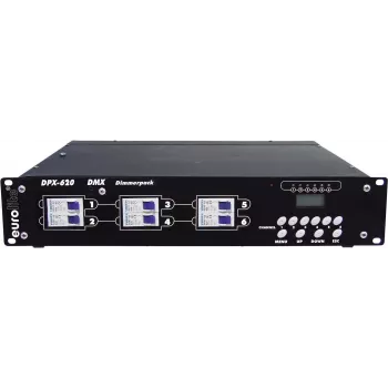 Apšvietimo dimerių blokas EUROLITE DPX-620 6 kanalų 230V
