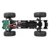 RC vikšrinis modelis Amewi Mini‑D90 4WD 1:16 RTR nuotoliniu būdu valdomas bekelės modelis, 4 varantieji ratai, mastelis 1:16
