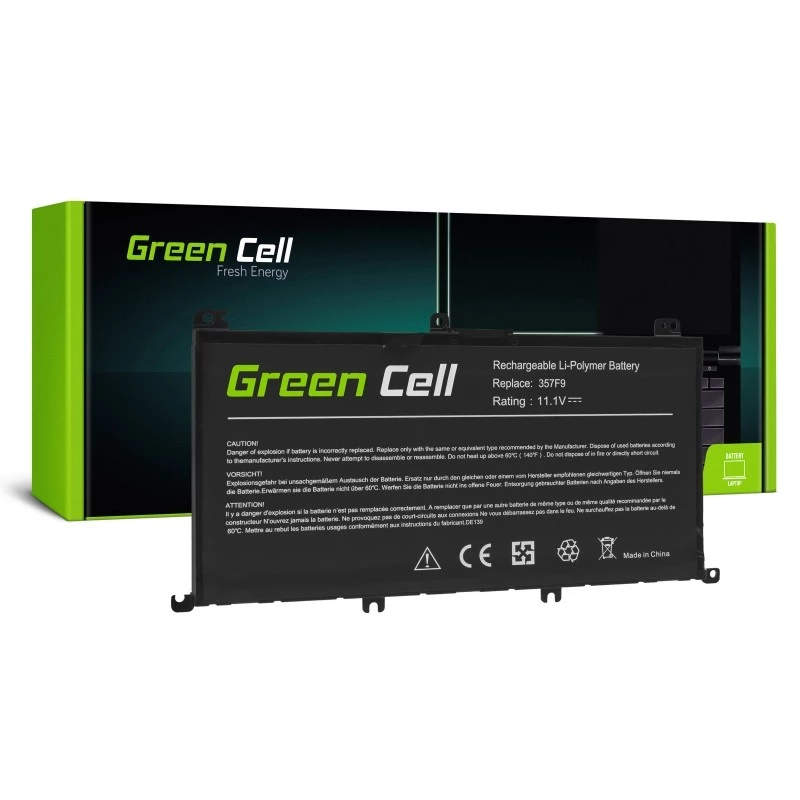 Baterija Green Cell DE139, skirta DELL Inspiron 15 5576 5577 7557 7559 7566 7567