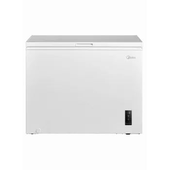 Šaldomoji dėžė Midea MDRC345FEE01 — 249 l, energijos klasė E, balta, 85 cm aukštis