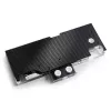 GPU vandens blokas ir galinė plokštė BitsPower BP-VG3090EVXC3 — akrilas, varis, chromo-nikelio plienas, 125,4×263,7×25 mm