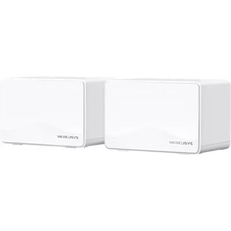 TP-LINK Mercusys Halo H25BE belaidžio tinklo sistema (Wi-Fi 7, dviejų juostų 2,4/5 GHz, 2880 Mbps) 2 vnt. rinkinys, 3 vidinės antenos, balta