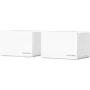 TP-LINK Mercusys Halo H25BE belaidžio tinklo sistema (Wi-Fi 7, dviejų juostų 2,4/5 GHz, 2880 Mbps) 2 vnt. rinkinys, 3 vidinės antenos, balta