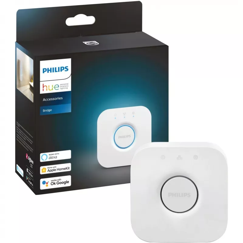 LED GU10 lemputės dviejų vienetų rinkinys su Hue Bridge – Philips Hue White Ambiance, pakeičia 35W