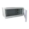Wall-mounted rack cabinet ALLNET ALL-SMC6604GRAU 4U, Pilka, 50 kg capacity, key lock
