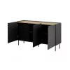 3D2SZ ONDA komoda 150x45x85 juodas