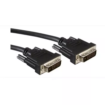 Monitoriaus laidas ROLINE DVI M - DVI M (24+1) dvigubos jungties 20 m