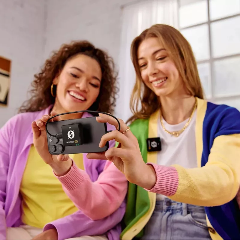 WIME RODE WIRELESS ME dviejų kanalų belaidė mikrofonų sistema
