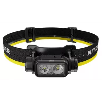 Priekiniai žibintuvėliai su dirželiu Nitecore NU40 juodas LED 2 lempos IP68