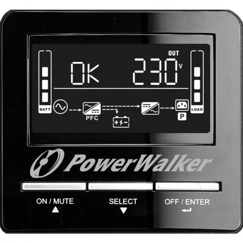 PowerWalker 1100 CW nepertraukiamo maitinimo šaltinis (UPS) Line-Interactive 1,1 kVA 770 W