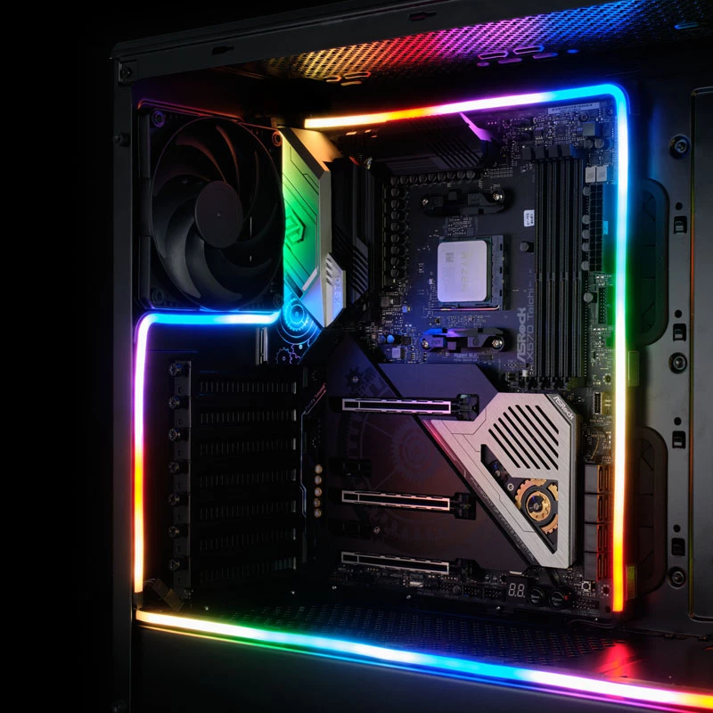 PHANTEKS Neon Digital RGB LED Strip Combo Set, 40cm (2 vnt.)