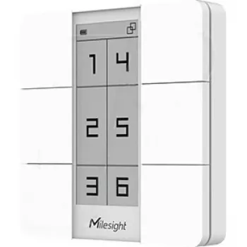 Belaidis išmanusis scenarijų mygtukas „Milesight WS136-868M“ LoRaWAN IP67, 868 MHz