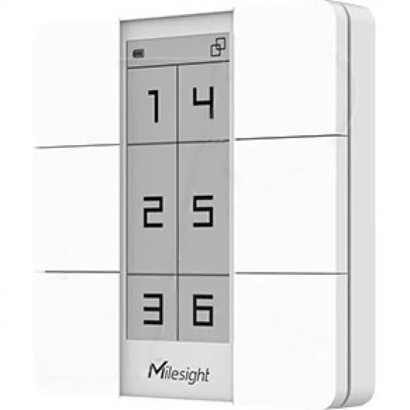 Belaidis išmanusis scenarijų mygtukas „Milesight WS136-868M“ LoRaWAN IP67, 868 MHz