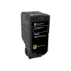 Lexmark 74C20Y0 dažų kasetė 1000 puslapių Geltona