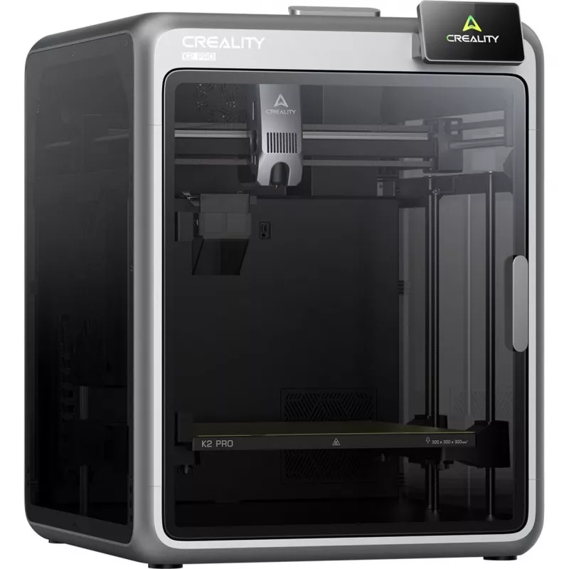 3D spausdintuvas Creality K2 Pro — spausdinimo tūris 300×300×400 mm, dviguba Z ašis