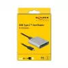 DeLOCK 91751 kortelių skaitytuvas USB 3.2 Gen 1 Type-C, sidabrinis