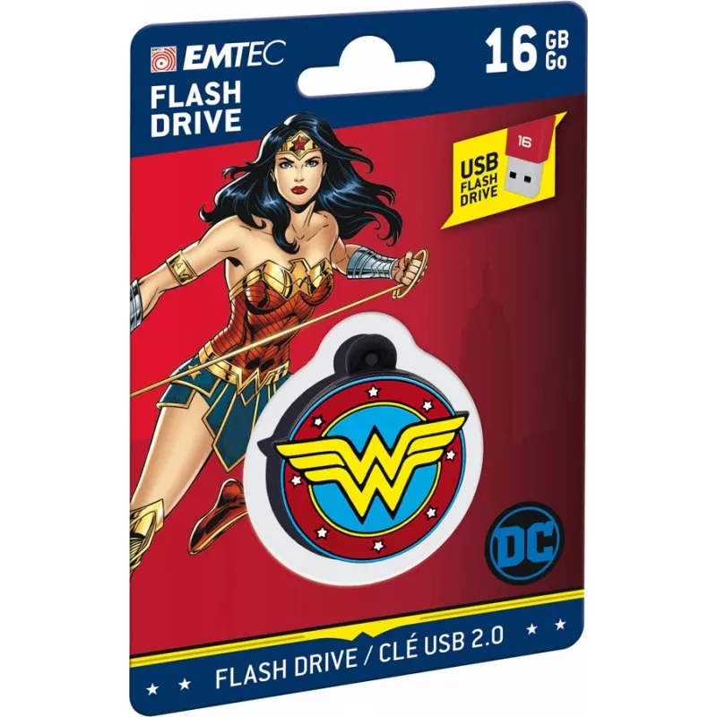USB atmintukas EMTEC Wonder Woman Collector 16 GB USB Type-A 2.0 Įvairiaspalvis