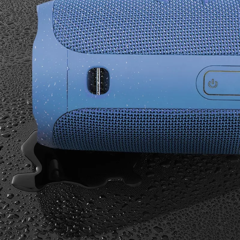 Nešiojamas garsiakalbis MANTA SPK130GO BT — Bluetooth 5.0, TWS, FM, 10 W RMS, įkraunamas (juodas, 8×8×19 cm)