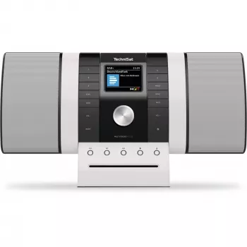 Nešiojamasis radijas TECHNISAT Multyradio 4.0 SE juodos/baltos spalvos su Bluetooth ir USB