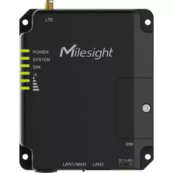 Industrial Router Milesight UR32 Lite 4G LTE — kompaktiškas korinio ryšio maršrutizatorius M2M/IoT junglumui