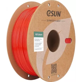 PETG 1,75 mm RAUDONAS 1 kg ESUN 3D SIŪLAS (PETG-Basic175R1P1)