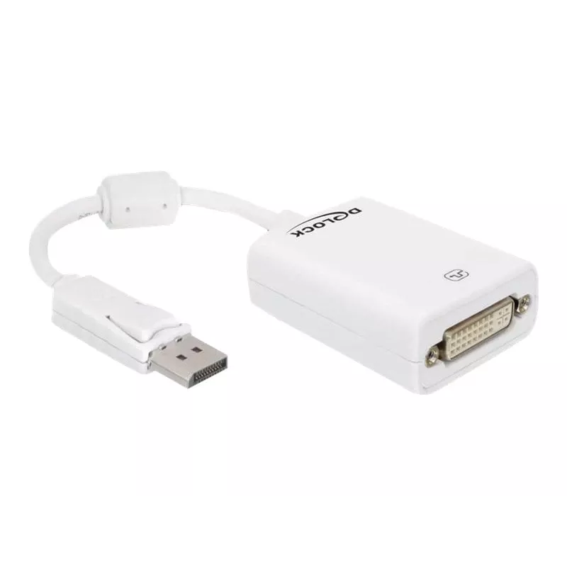 Vaizdo kabelio adapteris DeLOCK 61765 DisplayPort į DVI-I 0,125 m