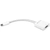 USB adapteris, USB-C kištukas > DisplayPort lizdas (balta, 11 cm)