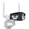 Reolink Duo Series W730 – 4K lauko „Wi-Fi“ kamera, dvigubas objektyvas, 180° panoraminis vaizdas, asmens/transporto priemonės/gyvūno aptikimas