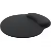 Atminties putų pelės kilimėlis Speedlink VELLU su riešo atrama, 230×254 mm, juodas