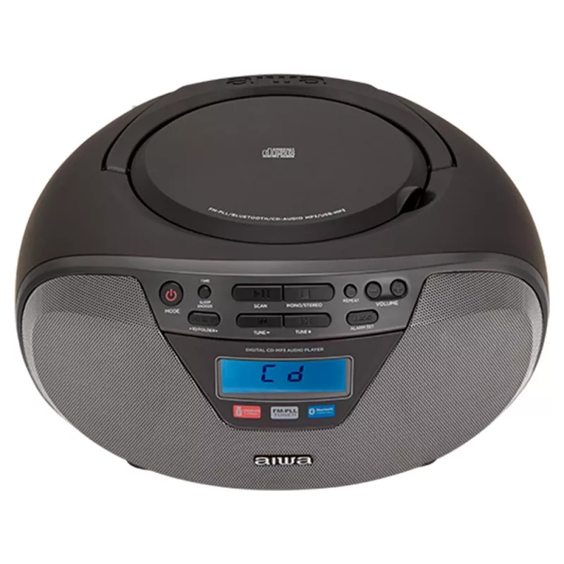 Audio Micro System Aiwa BBTU-400BK, CD/MP3/FM-PLL/BT grotuvas (juodas)