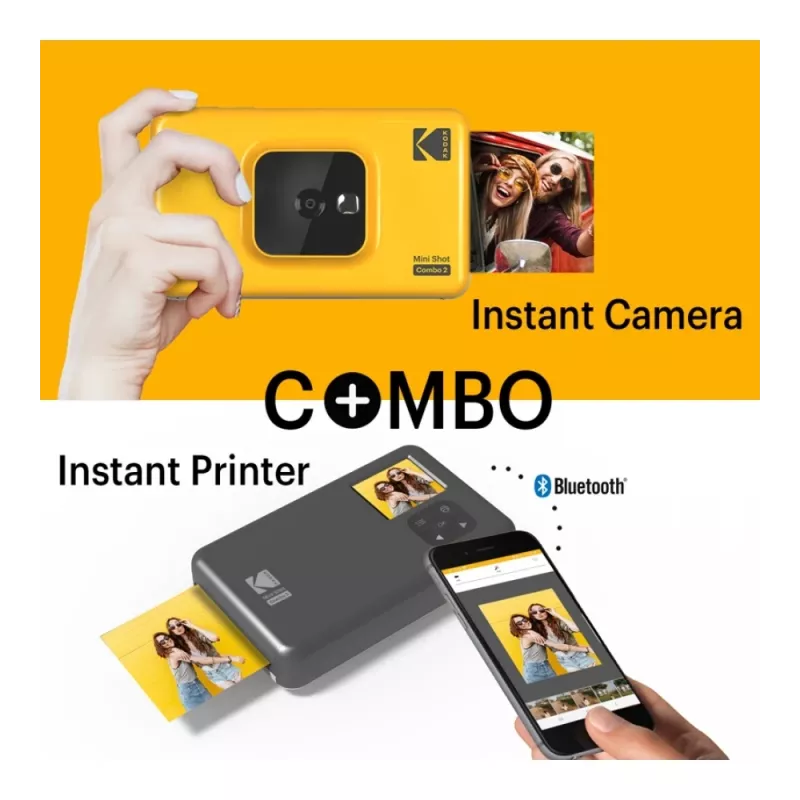 Kodak Mini Shot Combo 2 Geltona 53.4 x 86.5 mm CMOS