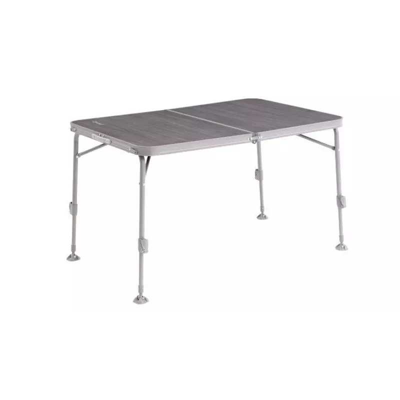 Lauko stalas Outwell Coledale L — aliuminio rėmas, dervos viršus, 800×1200 mm, 8,4 kg, pilkas