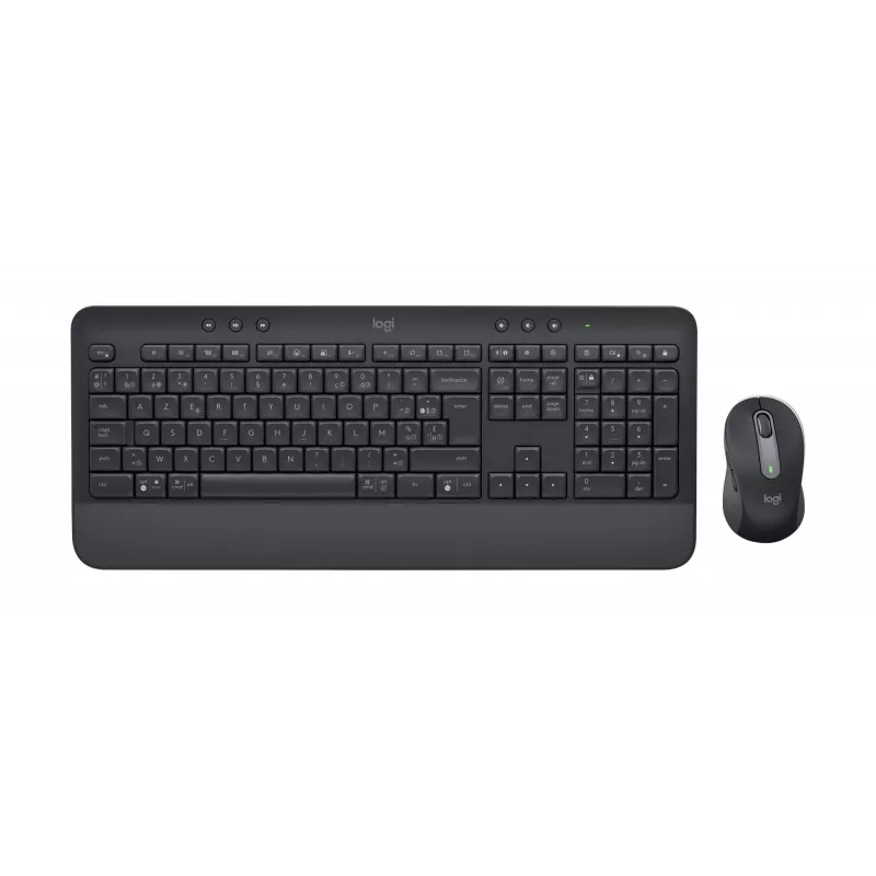Logitech Signature MK650 Combo verslui belgiškas pilno dydžio belaidis klaviatūros ir pelės rinkinys