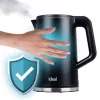 IDEAL virdulys 1,7 l, plieninis korpusas, 1500 W galia, juodas